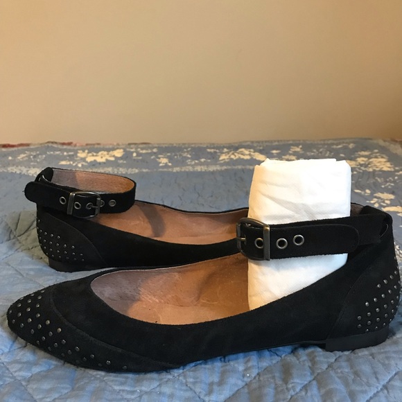 Black Shoes 67 Brand Studs Ankle Strap, NWT. Spain Size 8.5 - Picture 3 of 6